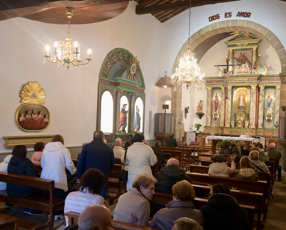 La iglesia de Orto vuelve a abrir tras el rayo que la fulminó en 202 @ Javier Alborés (2)