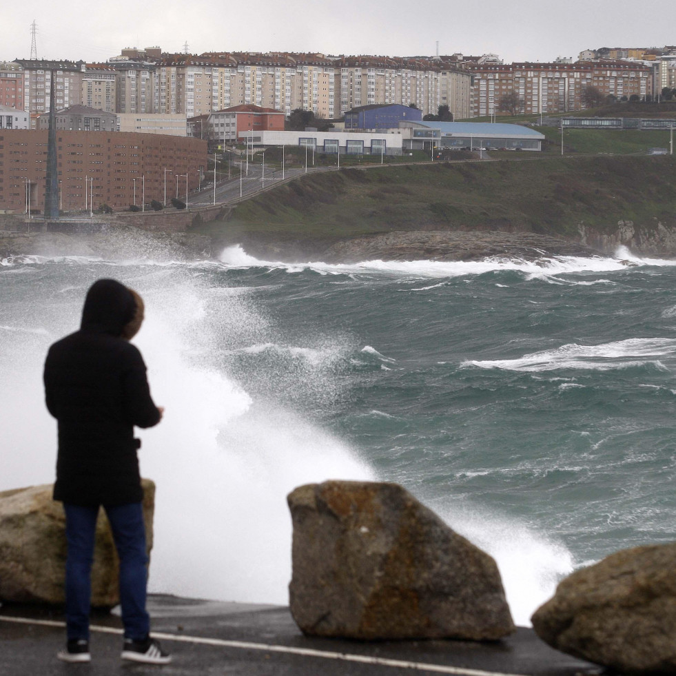 Parte de la costa gallega estará en aviso  por temporal
